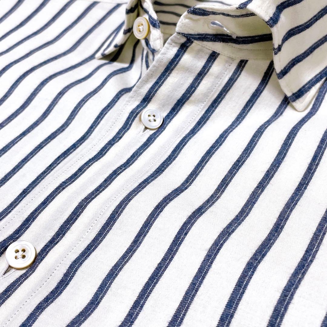 Finamore フィナモレ コットンフランネル イタリア製 M