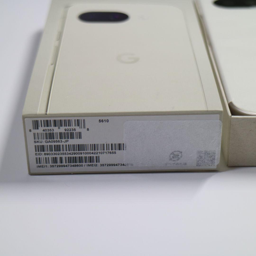 新品未使用 通電確認のみ Google Pixel9a ポーセリン SIMフリー