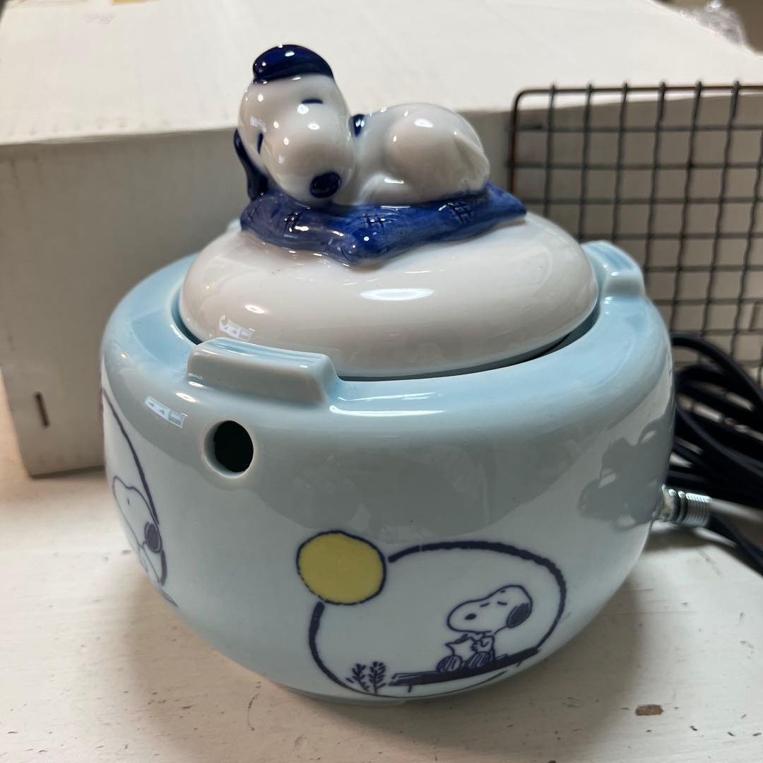 セトクラフト　SNOOPY スヌーピー 陶器製ミニ電気コンロ