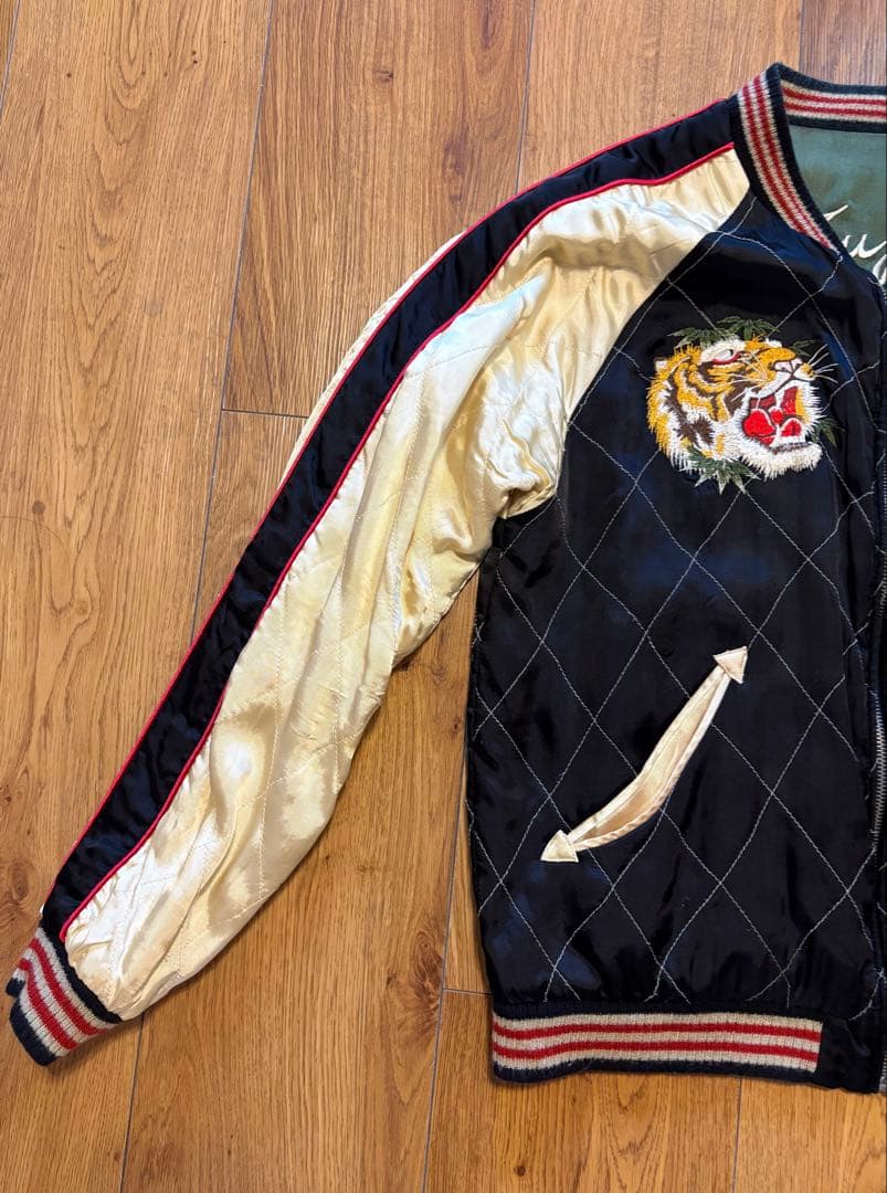 クロップドヘッズ　スカジャン　風神　雷神　CROPPED HEADS