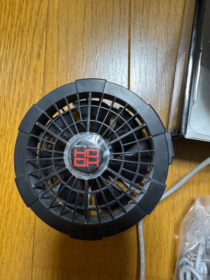 HOOH 快適ウェア 空調服 ファンバッテリーセット 付属色々セット