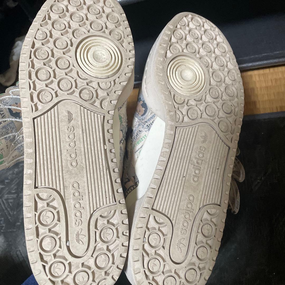 adidasフォーラム ジェレミースコット マネー柄 スニーカー ローカット