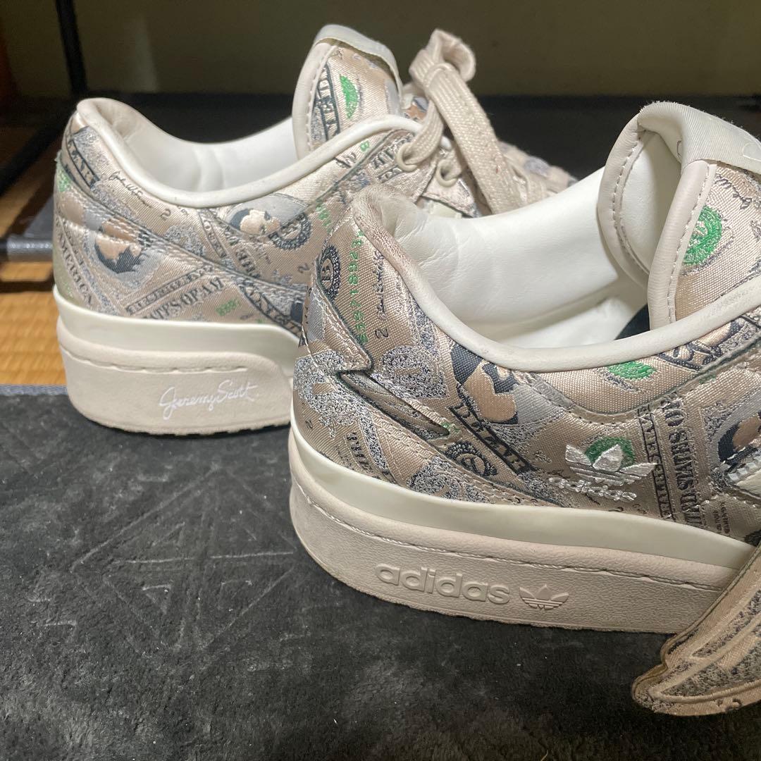 adidasフォーラム ジェレミースコット マネー柄 スニーカー ローカット