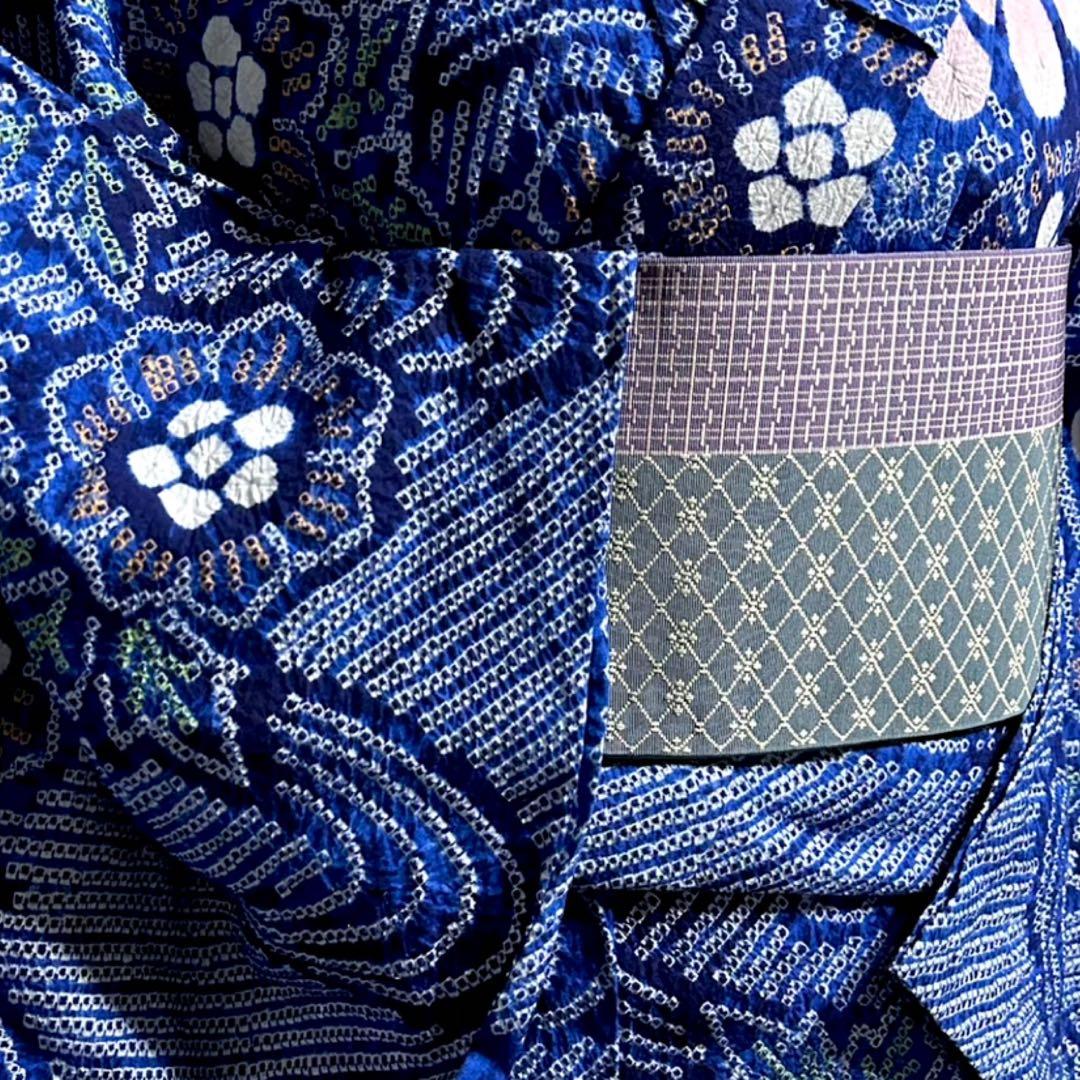 未使用✨美品❣️有松鳴海絞り浴衣