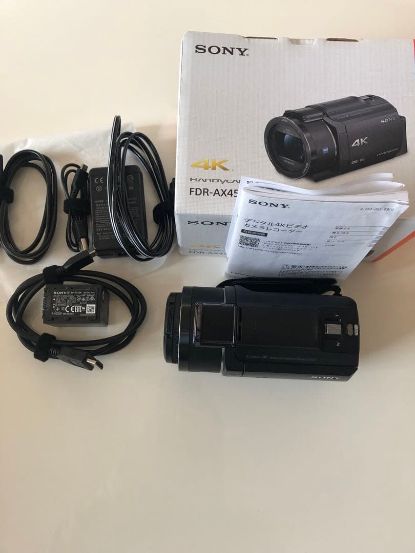 ソニー4KビデオカメラFDR-AX45