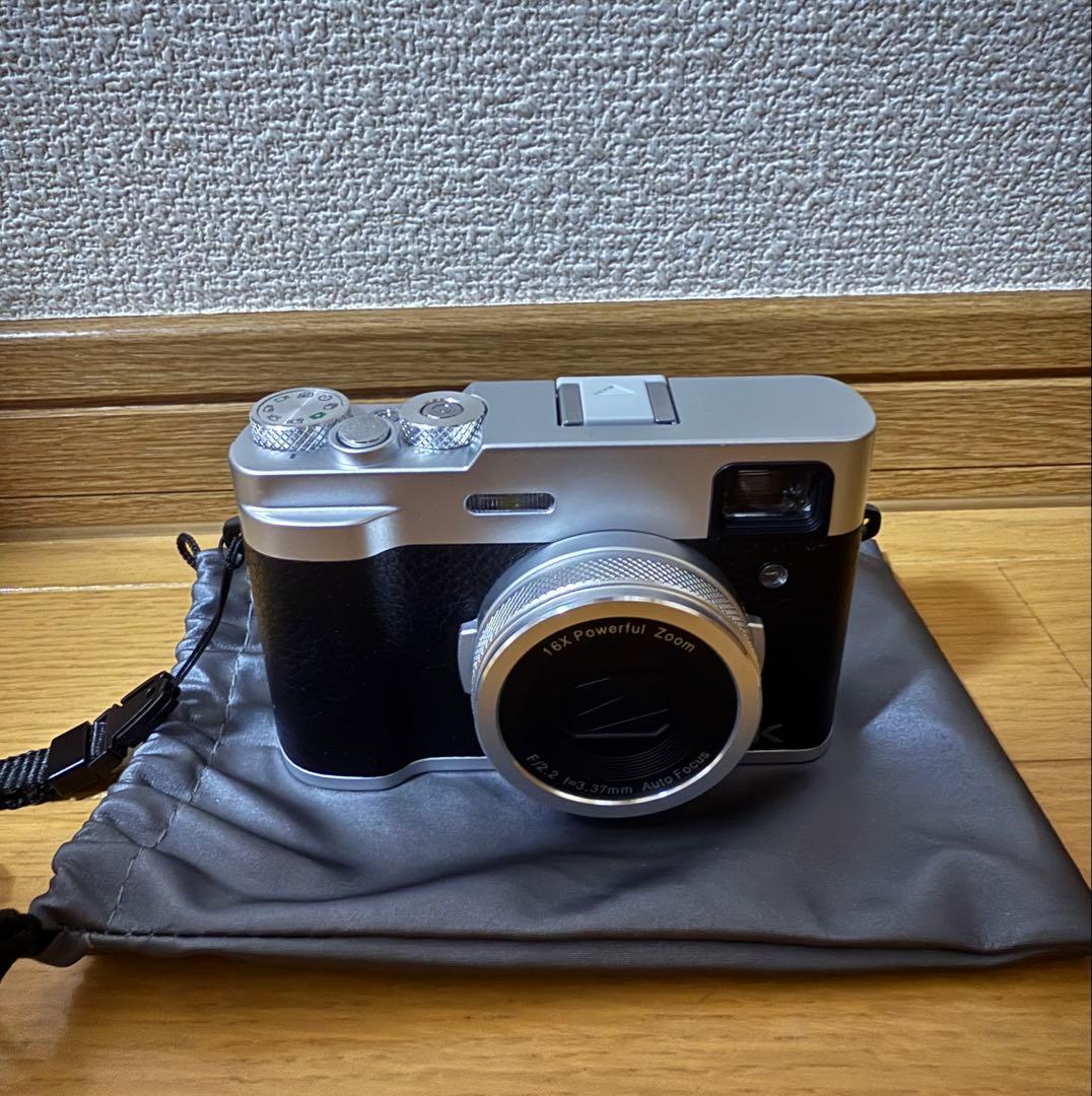 5K デジタルカメラ デュアルレンズオートフォーカスレトロ