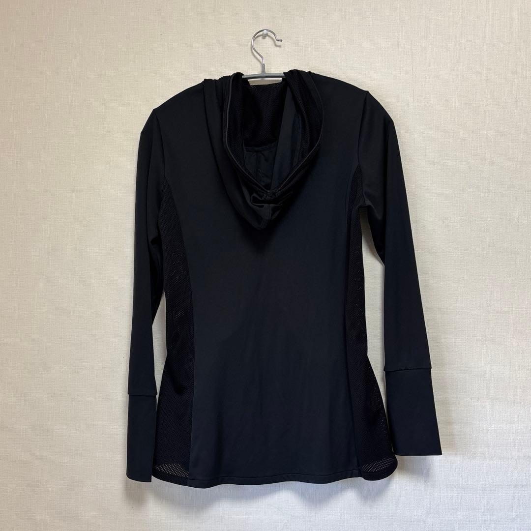 【KOBE HAKU】SARA 半永久UVカットパーカー ブラック M