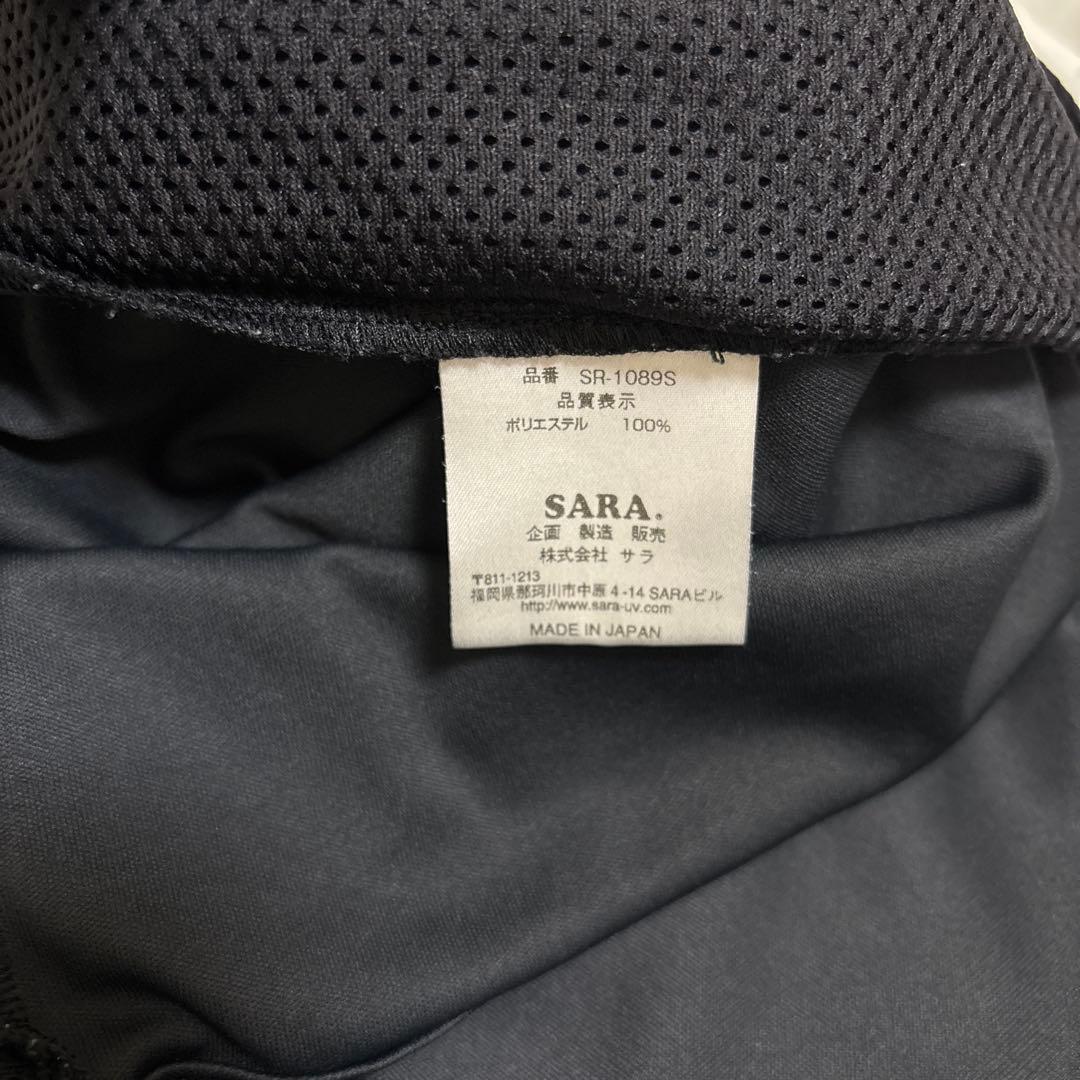 【KOBE HAKU】SARA 半永久UVカットパーカー ブラック M