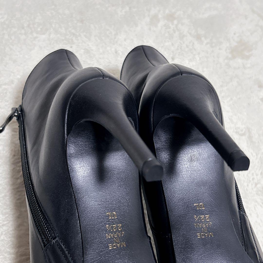 ✨試着のみ✨ DIANA ショートブーツ ポインテッドトゥ レザー 22.5