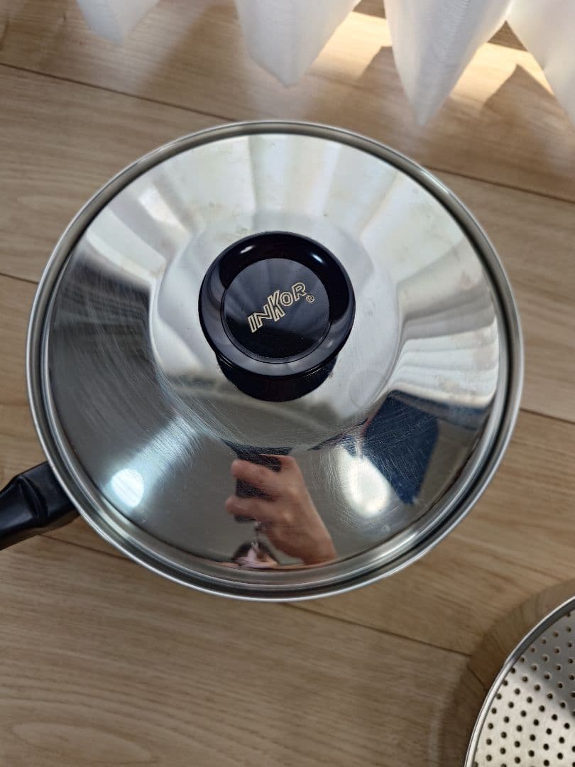 インコア　ステンレス 蒸し器セット 蓋付き