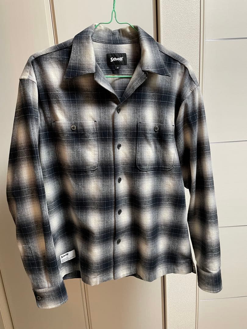 Schott/OMBRE CHECK フランネルシャツ