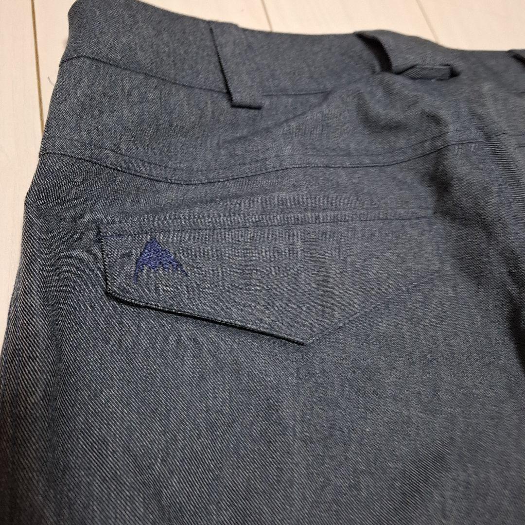 BURTON スノーボードウェア Lサイズ オレンジ、イエロー/グレー、デニム