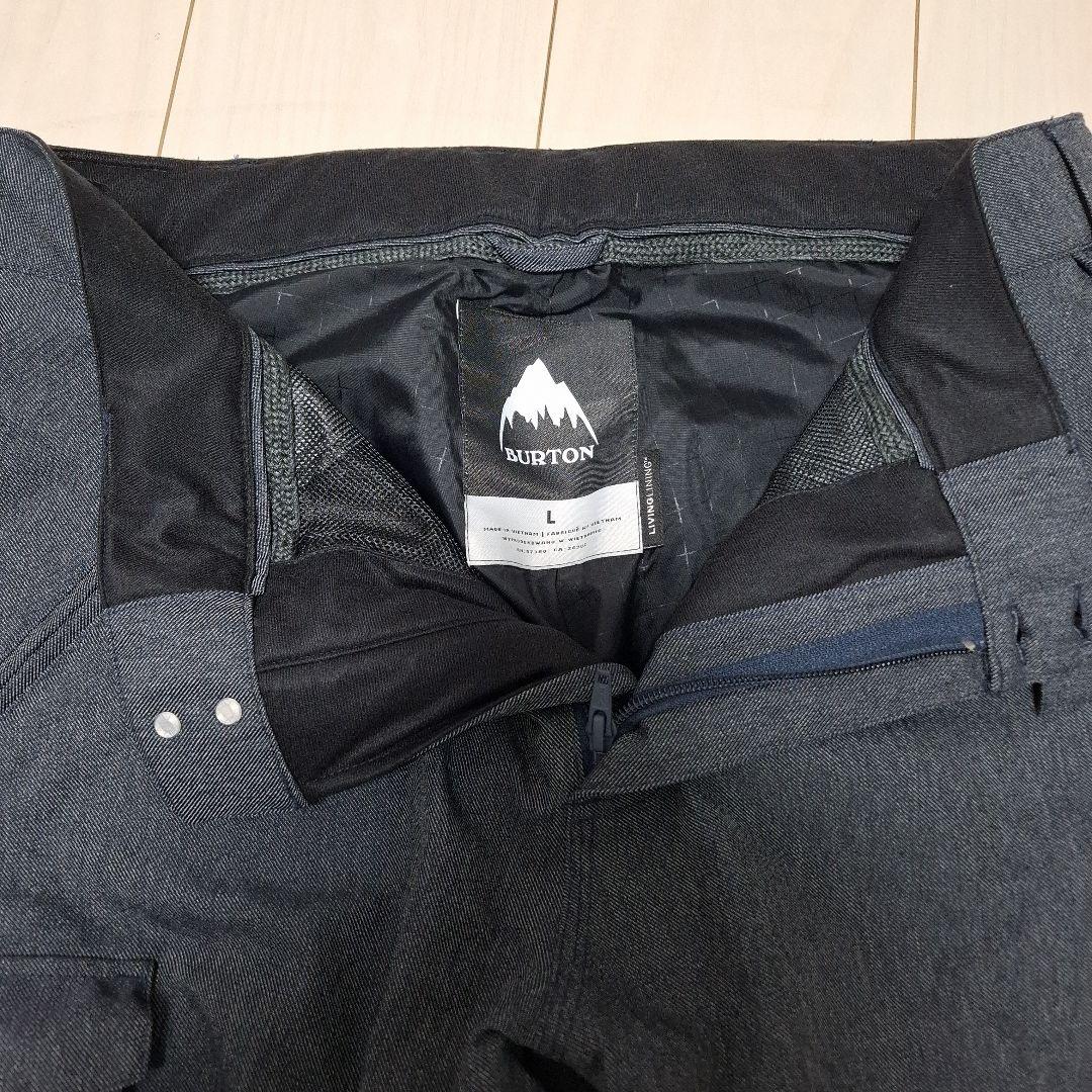 BURTON スノーボードウェア Lサイズ オレンジ、イエロー/グレー、デニム