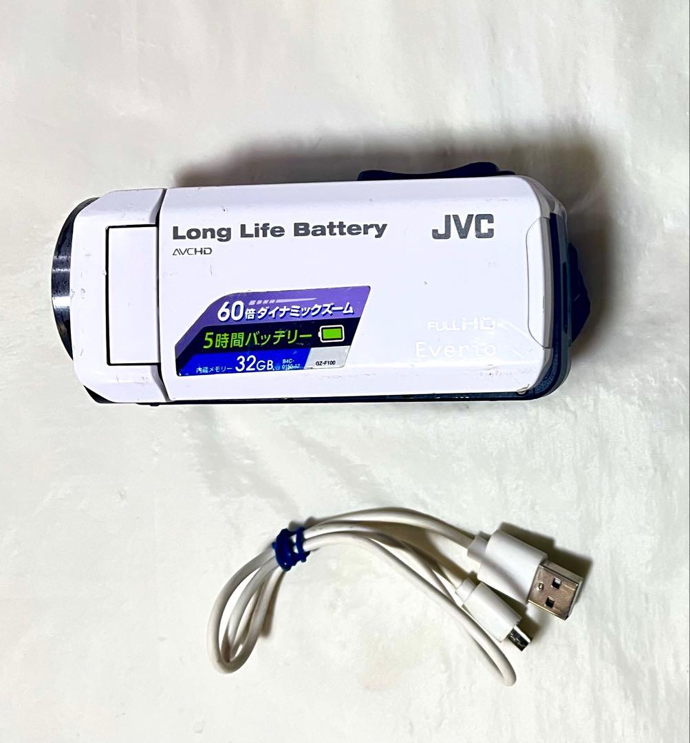JVC AVCHD ビデオカメラ 60倍ズーム