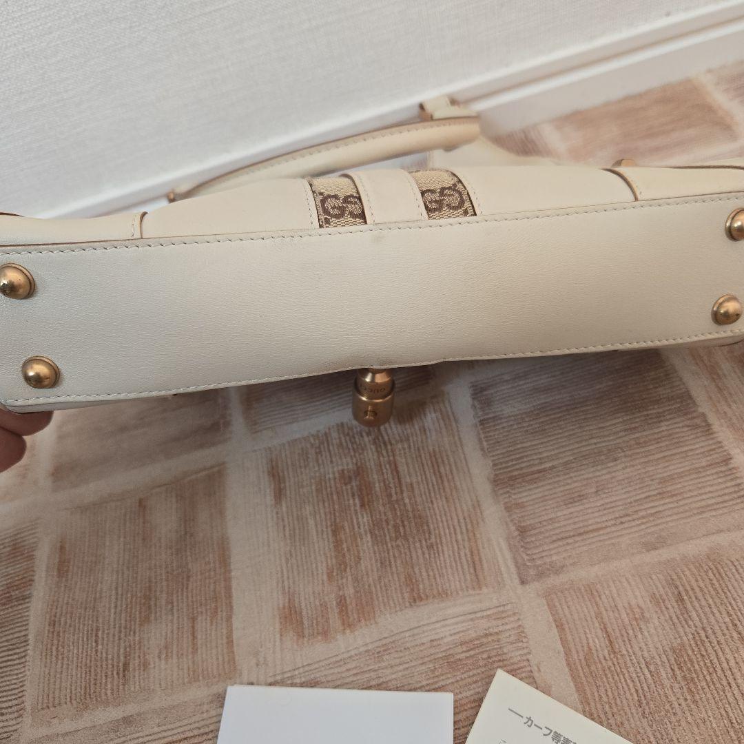 Gucci　グッチ　ジャッキーライン　バッグ　ベージュ
