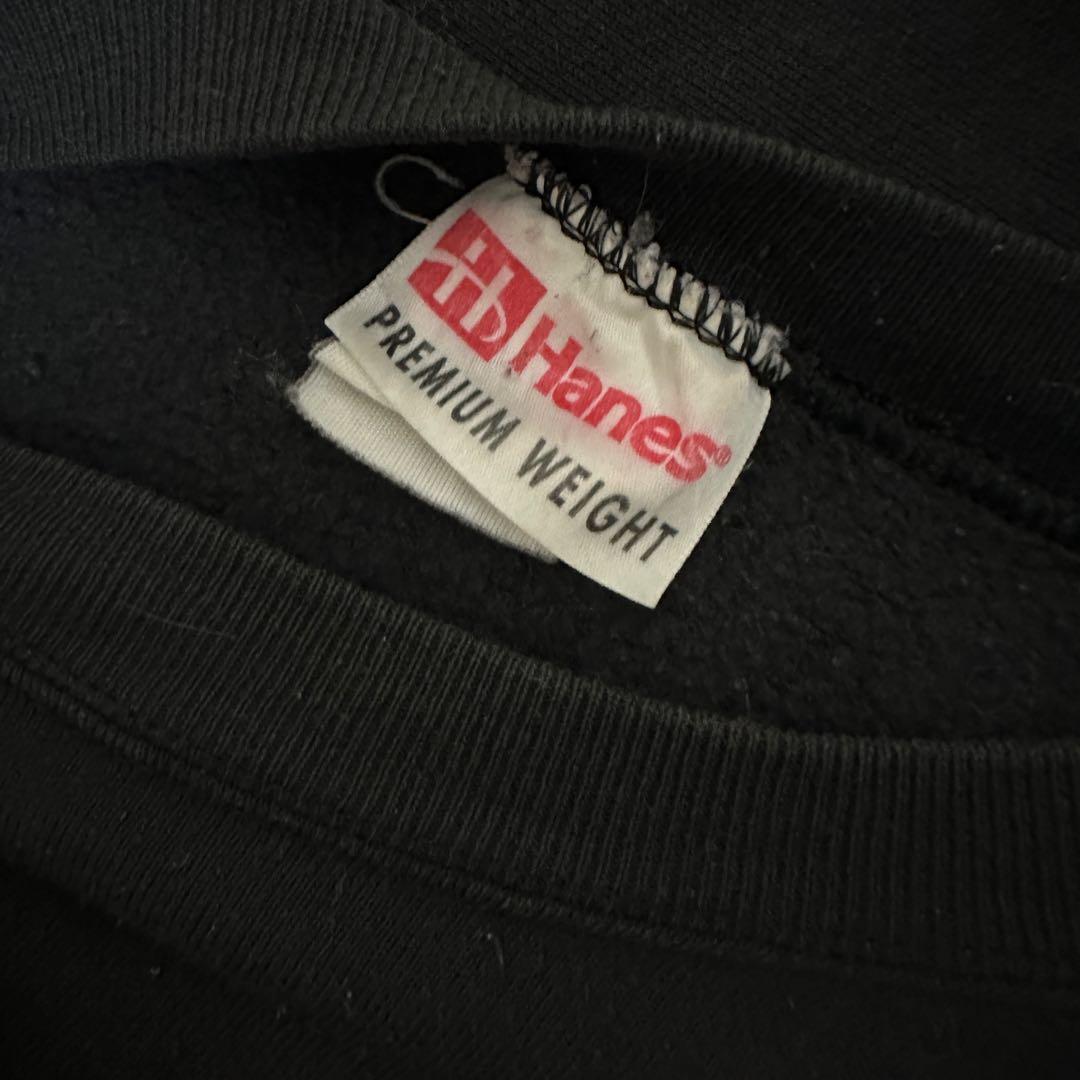【希少】Hanes ヘインズ 90s プレミアムウェイト スウェット ブラック