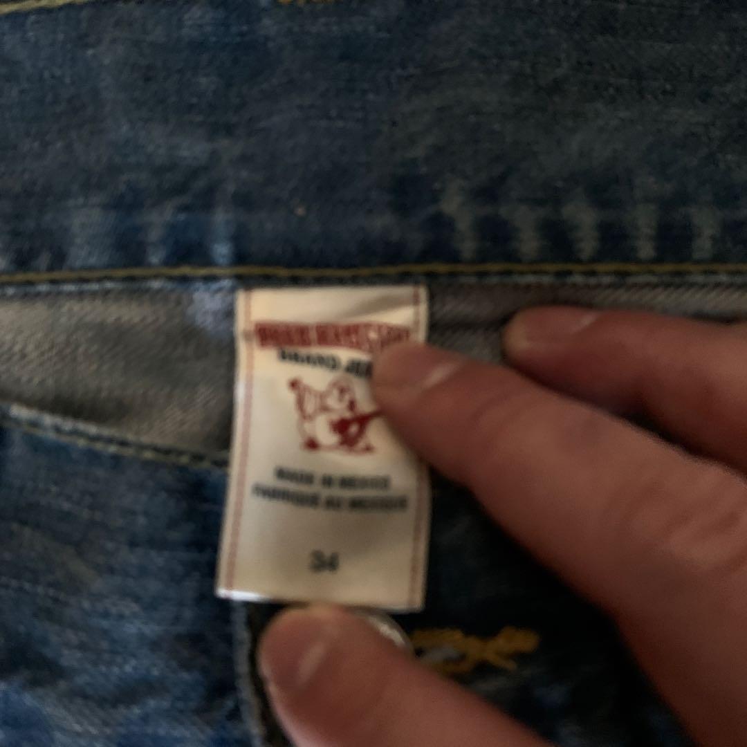 トゥルーレリジョン　ストレートデニム 34