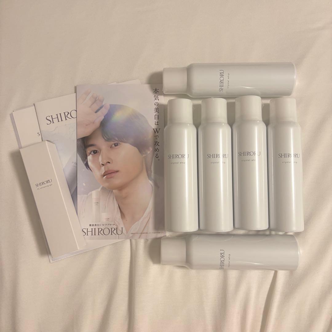 【新品】SHIRORU シロル クリスタルホイップ6本 VCホワイトニングゲル