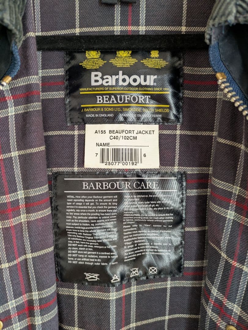 Barbour Beaufort Jacket C40 バブアー ボーフォート