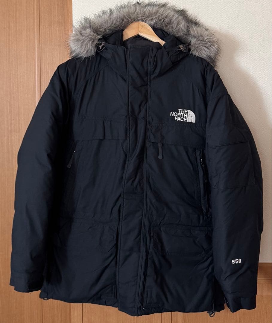 希少　美品　ノースフェイス　550フィル　3way ダウンジャケット　ファー付