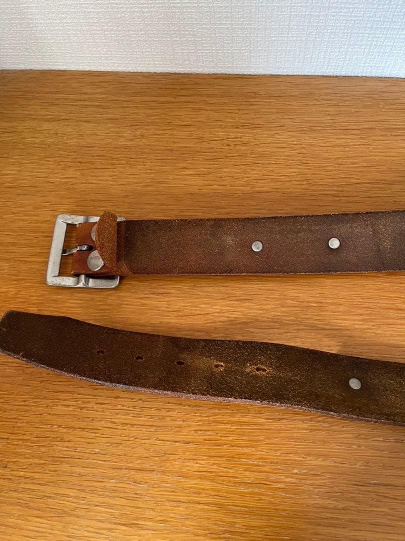 90's レザー コンチョベルト ヴンテージ ウエスタン ギャリソン