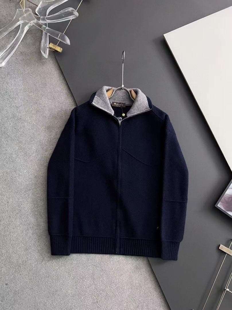 Loro Piana 秋冬高密度ウールニット Lサイズ