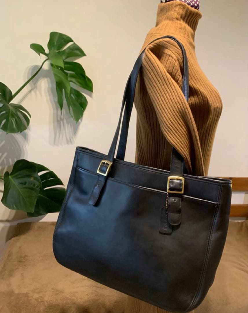 ⭐︎オールドコーチCOACH 大容量トートバッグ　USA A4