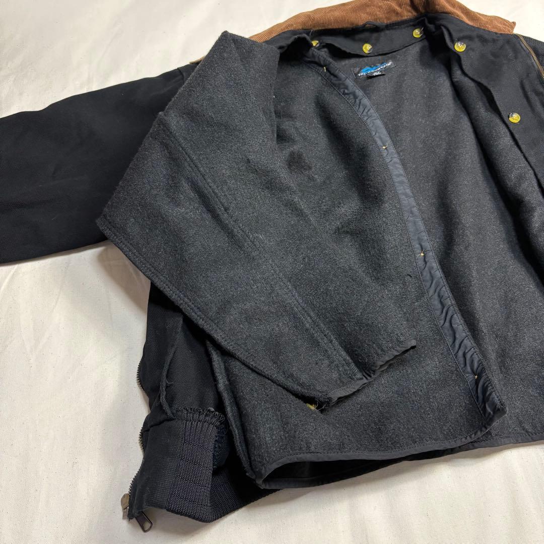 【ゆ】トライマウンテン古着美品黒ダック地デトロイトジャケット短丈 TTXロ