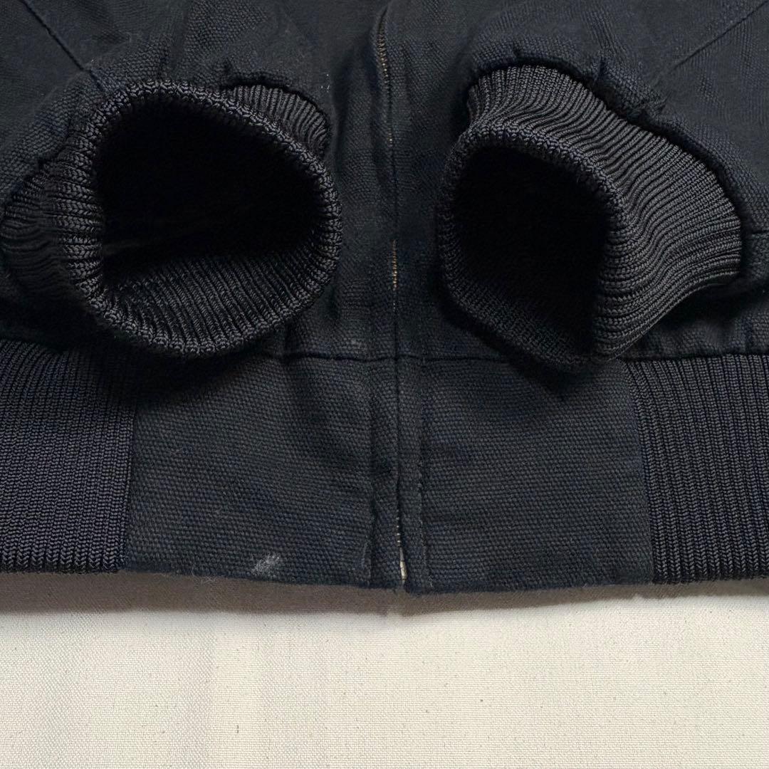 【ゆ】トライマウンテン古着美品黒ダック地デトロイトジャケット短丈 TTXロ