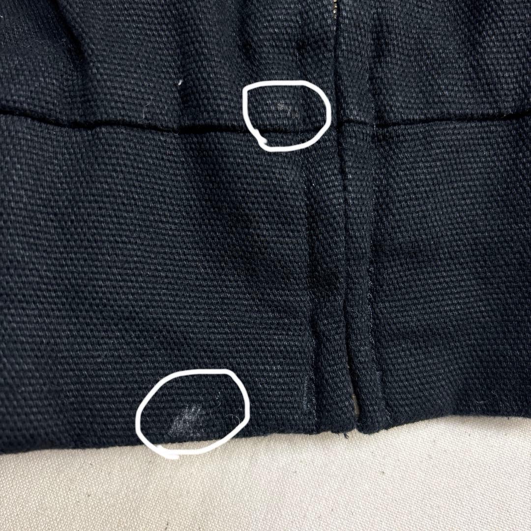 【ゆ】トライマウンテン古着美品黒ダック地デトロイトジャケット短丈 TTXロ