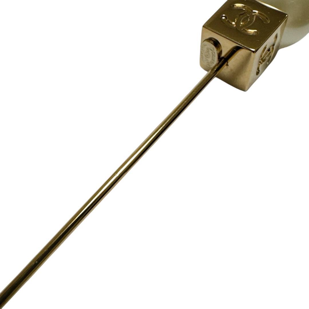 CHANEL　シャネル　パール　ピンブローチ　美品　COCO　ブローチ