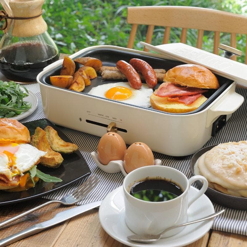 BRUNO コンパクトホットプレート（赤）