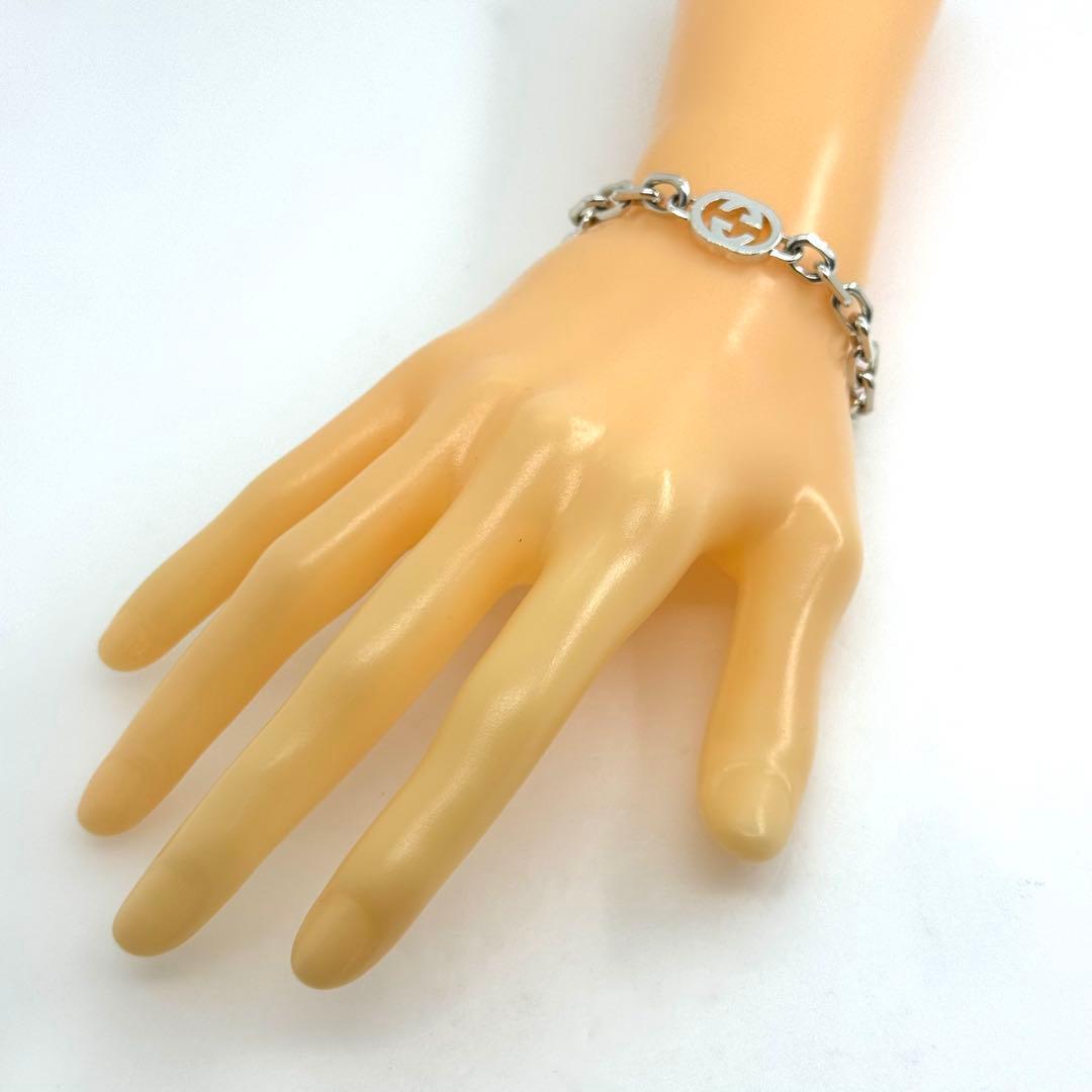 GUCCI インターロッキングg 16サイズ ブレスレット 094021