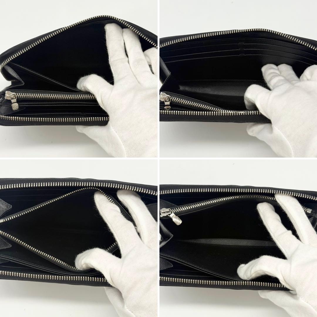 美品 ルイヴィトン エピ 新型 現行型 ジッピーウォレット 長財布 ノワール 黒