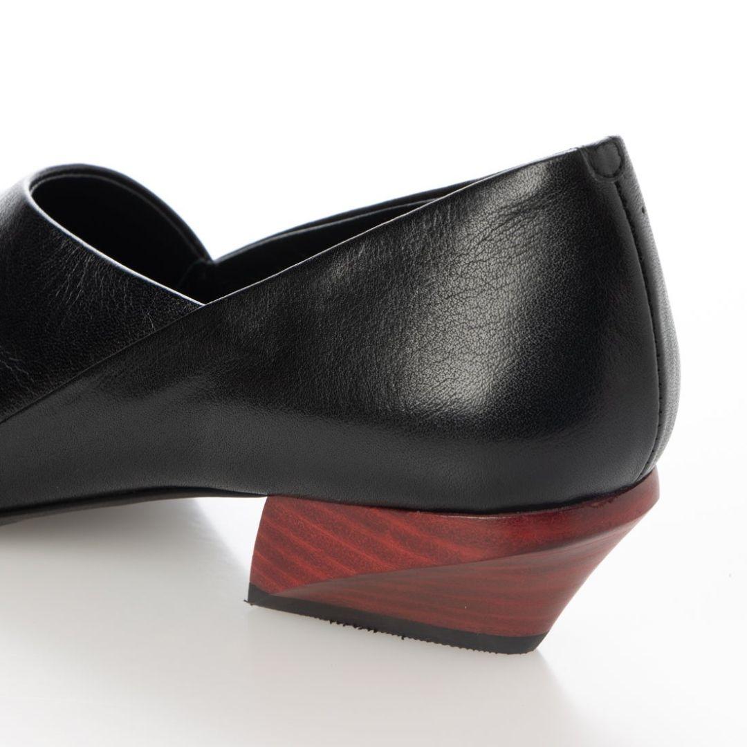 【美品】ラボ キゴシ ワークス　スリッポンパンプス　黒