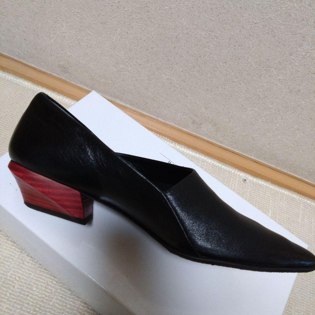 【美品】ラボ キゴシ ワークス　スリッポンパンプス　黒