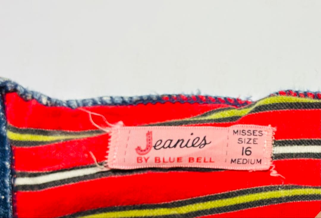 Jeanies BY BLUE BELL ランチパンツ ジーンズ (裏地付き)