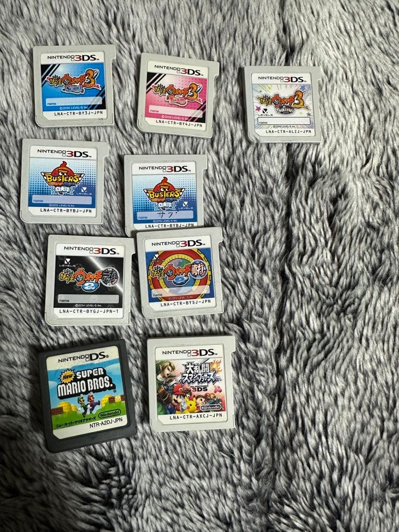 3DSソフト妖怪ウォッチ7本大乱闘スマッシュブラザーズ1本 マリオ1本