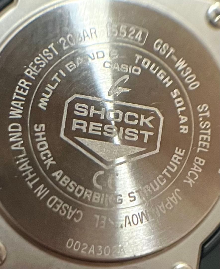 G-SHOCK ［カスタム］GST-W300 ブラック［純正ベルト付属］