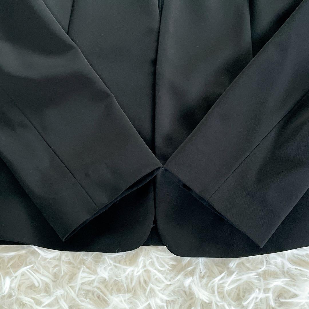 極美品✨【ナチュラルビューティーベーシック】ノーカラージャケット パンツ セット