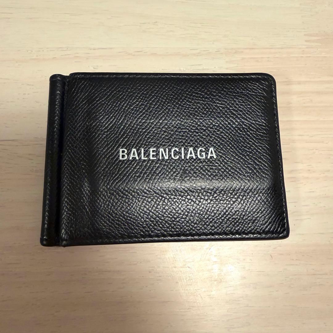 BALENCIAGA ブラック マネークリップ