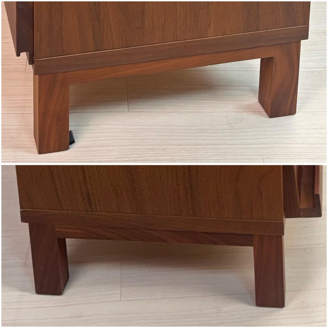 美品 高野木工 LECCE 105マガジンレコードラック ウォルナット