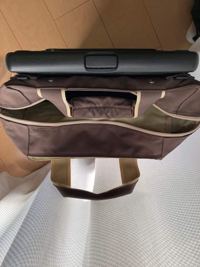 展示品 Swany ブラウン キャリーカート 椅子付