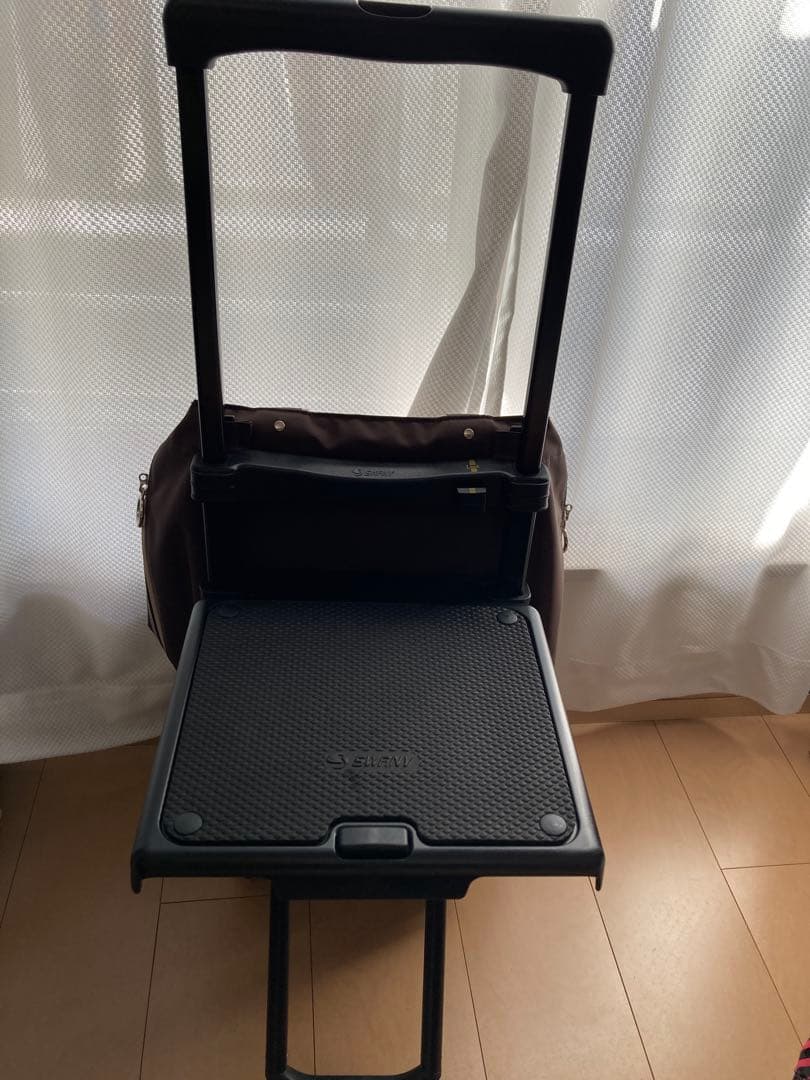 展示品 Swany ブラウン キャリーカート 椅子付