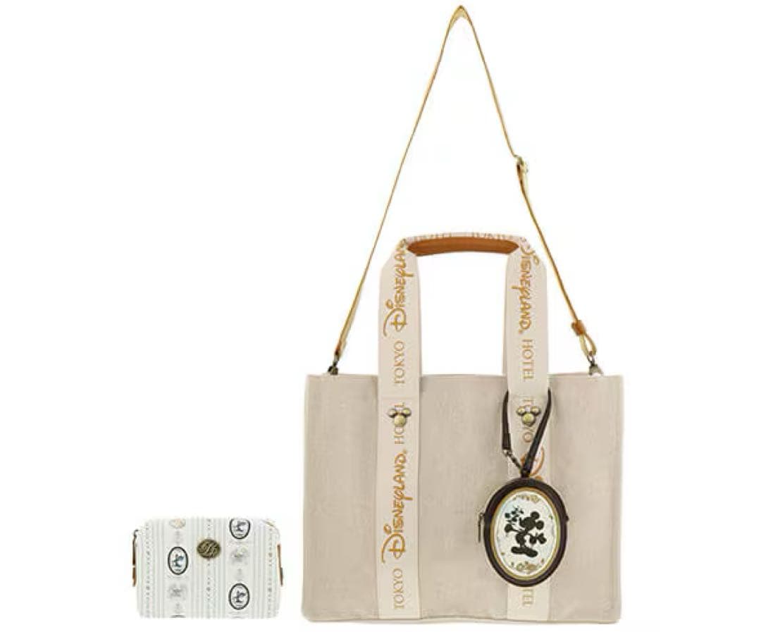 東京ディズニーランド トートバッグ ミニポーチ付き
