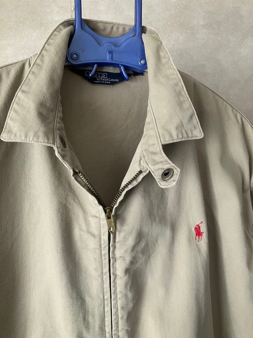 ラルフローレン短丈スイングトップMアメリカ製