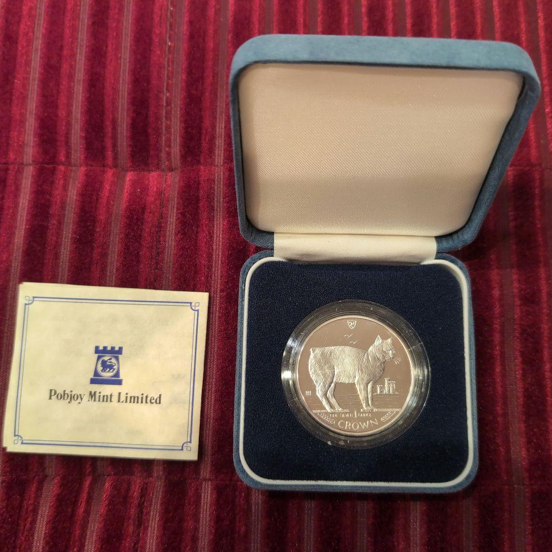 1988年 マン島 キャット銀貨 マンクス猫 1オンス