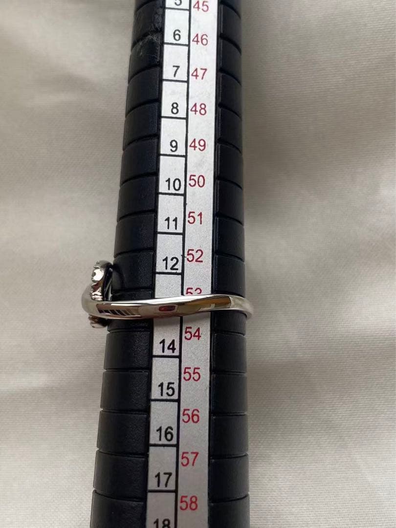 あ*す様 美品❗️ヴァンドーム青山18kwg ハート型　ダイヤモンド　リング　1