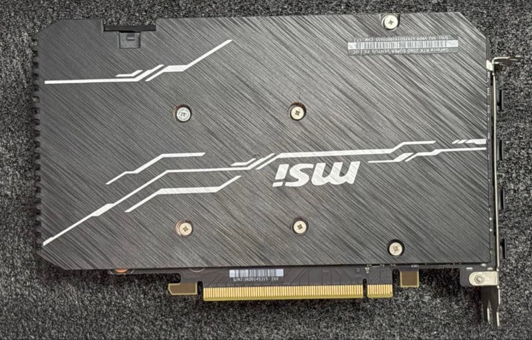 MSI GeForce RTX2060 SUPER 動作確認済み