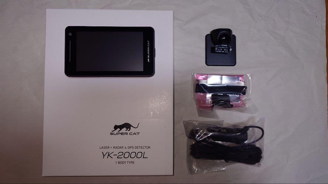 ユピテル SUPER CAT　レーダー探知機　YK-2000L